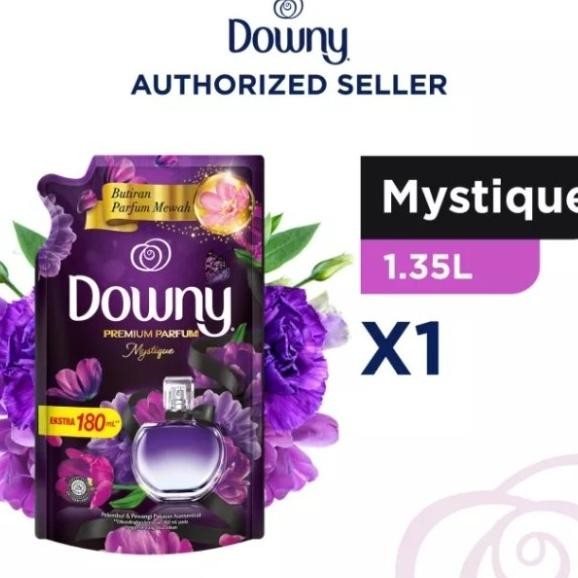 Downy Mystique Pelembut Pewangi Pakaian Refill 1,35Ml/ Downy Mystique