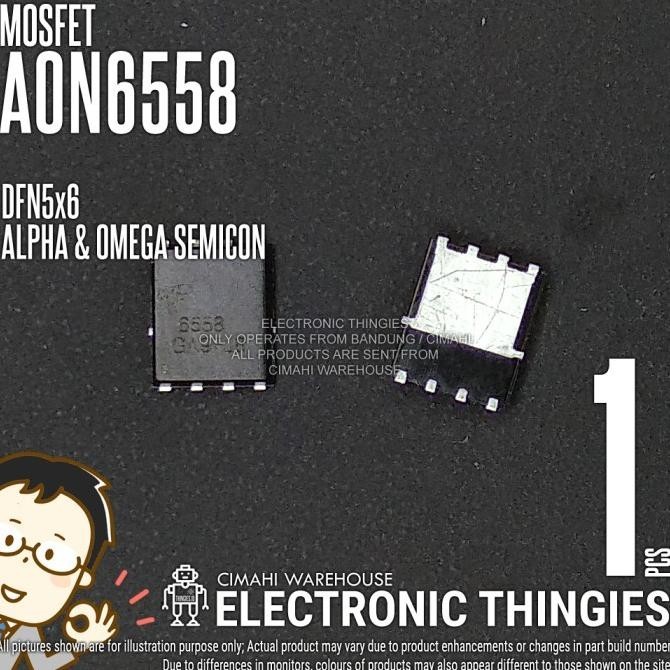 Murah AON6558 DFN5x6 ALPHA & OMEGA MOSFET AON thingie43 Juara