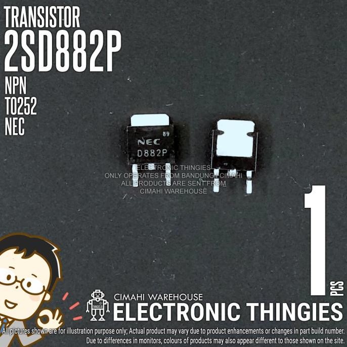 Diskon (5) 2SD882P TO252 NEC TRANSISTOR 2SD882 D882 thingie43 Murah