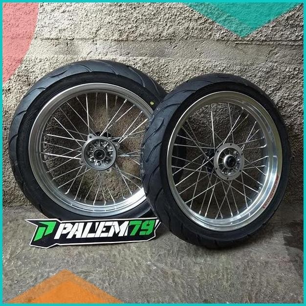 Wheelset Supermoto KLX Dtracker 150 - Paket Ban 17 300 350 8JVLZ4 tool