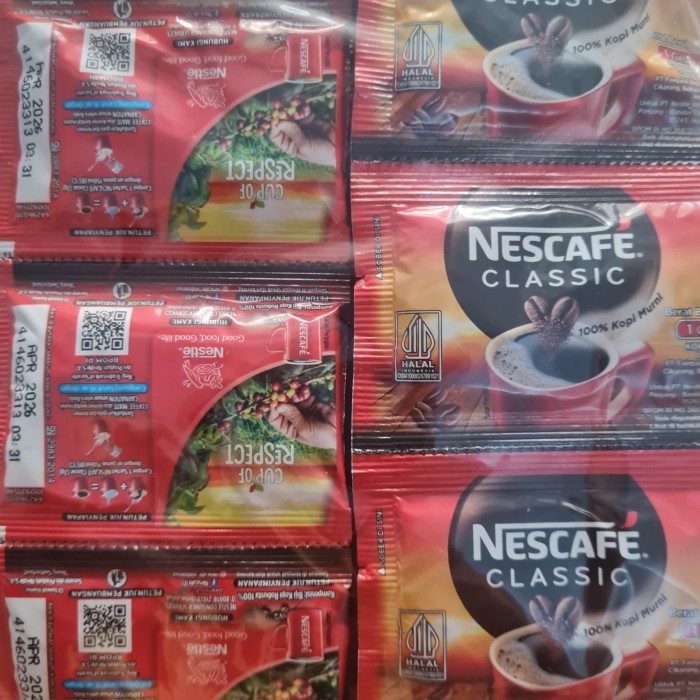 

Nescafe Classic 2 Gr Dus Isi 600 Sachet