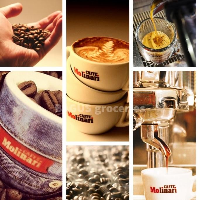 

Bubuk / Biji Kopi - Coffee Italy Caffe Molinari Cinque Stelle 250 Gr