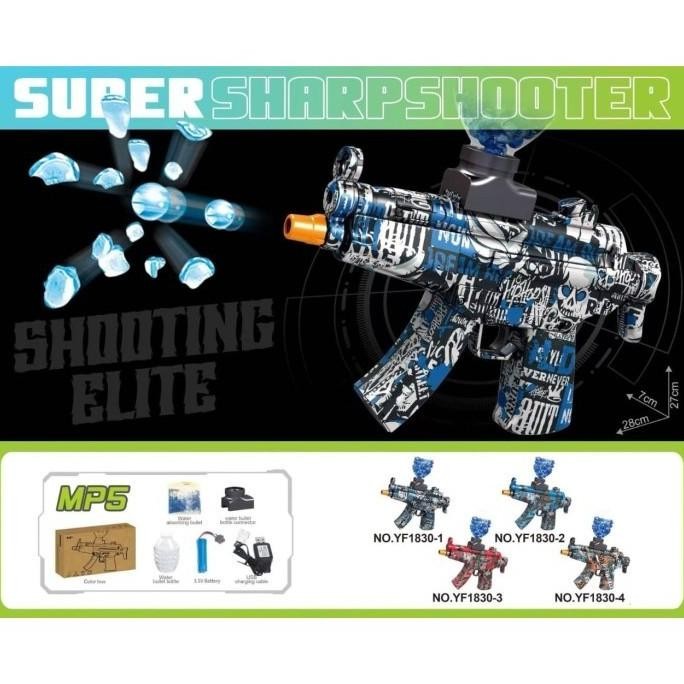 Diskon Mainan Pistol Peluru Anak Laki Laki Electric Water Gel Blaster Gun Tembak Tembakan Baterai Mp