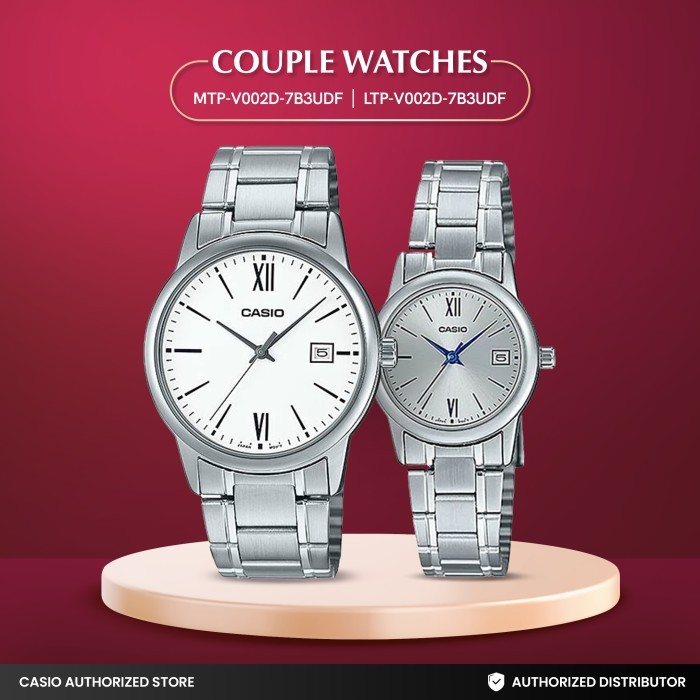 Casio Jam Tangan Couple Analog V002D-7B3UDF