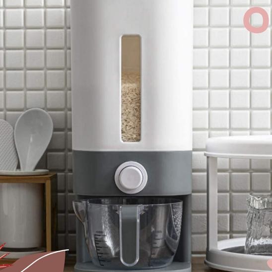 Disser Beras Kapasitas 12 Kg / Tempat Yimpanan Beras Anti Kutu