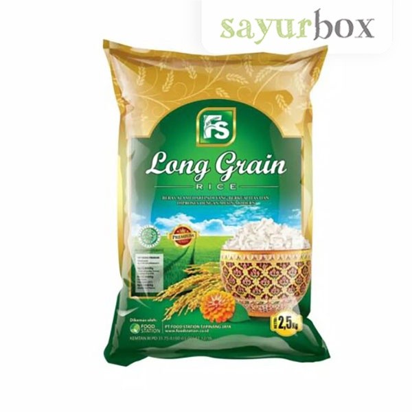 

Food Station Beras Long Grain 2,5 kg Sayurbox