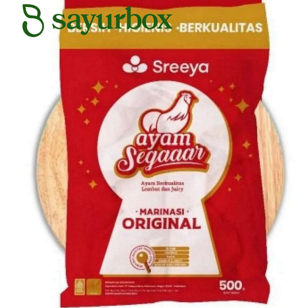 

Sreeya Ayam Marinasi Original 500 gram Sayurbox