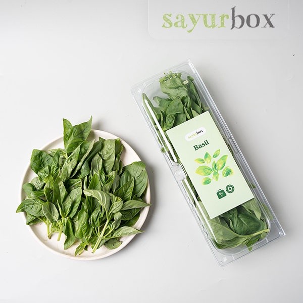 

Fresh Daun Basil Premium 50 gram Sayurbox