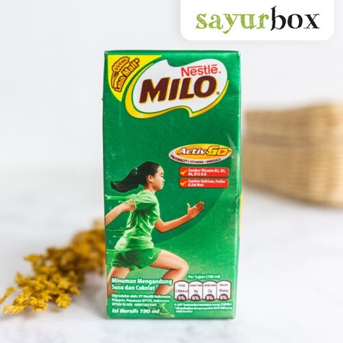 

Milo Susu UHT Activ Go Cokelat 180 ml Sayurbox