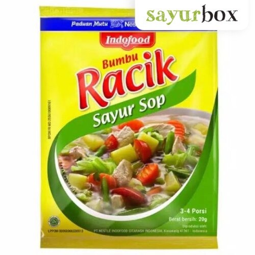 

Indofood Bumbu Racik Sayur Sop 20 gram Sayurbox