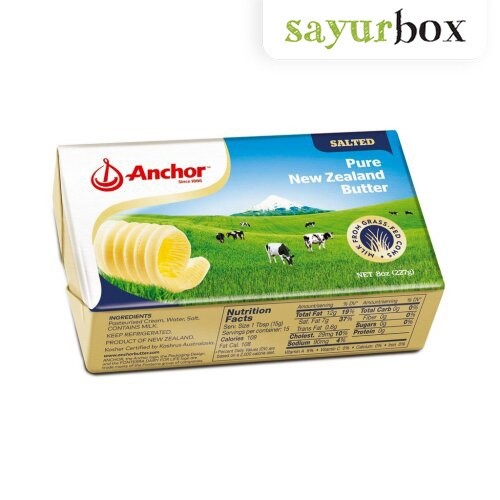 

Anchor Pure Salted Butter 227 gram Sayurbox