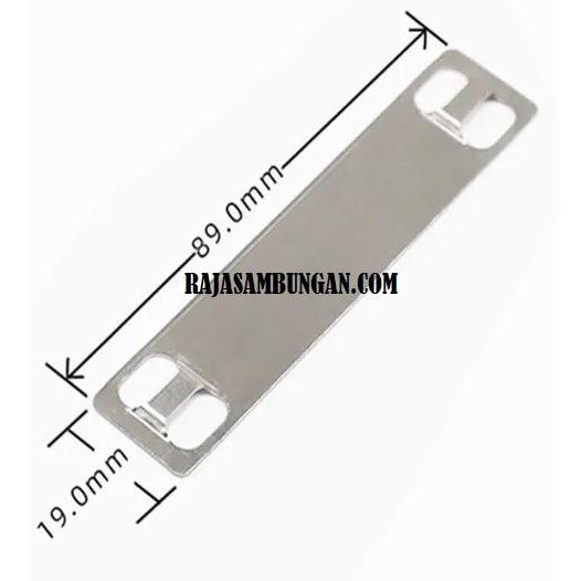 

Baru | Marker Plat Nama 19 X 8.9 Mm Cable Ties Stainless Steel Plate Isi 100
