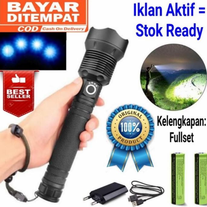 Senter Led Xhp 90.2 Super Terang Premium Terbaik