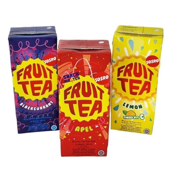 

BIG SALE FRUIT TEA KOTAK 250ML 1 DUS ISI 24 PCS / MINUMAN TEH !!!!!
