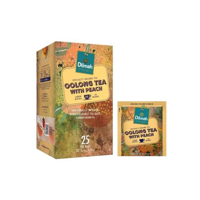 

BIG SALE DILMAH YUM CEYLON OOLONG TEA WITH PEACH 25S - TEH CELUP !!!!!