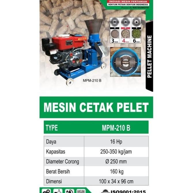 Promo Mesin Pelet Mahkota Mpm210B / Pembuat Pelet Mesin Cetak Pelet