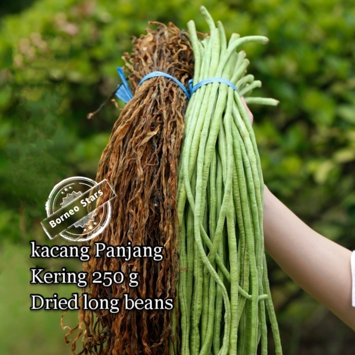 

Ready Dried Long Beans/Kacang Panjang Kering - 250 Gram