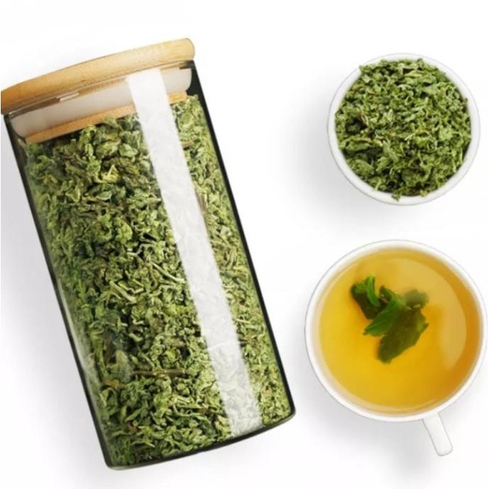 

BIG SALE PURE PEPPERMINT TEA ORGANIC PREMIUM TEH MINT KERING MURNI TIN CANISTER !!!!!