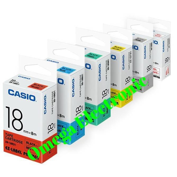 

PITA / EZ LABEL TAPE PRINTER CASIO 18MM ORIGINAL DAN TERPERCAYA