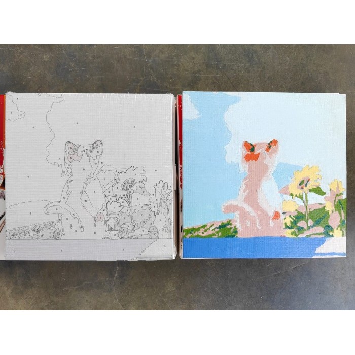 

Sale Paint By Numbers 20X20Cm Kucing/Cat Series