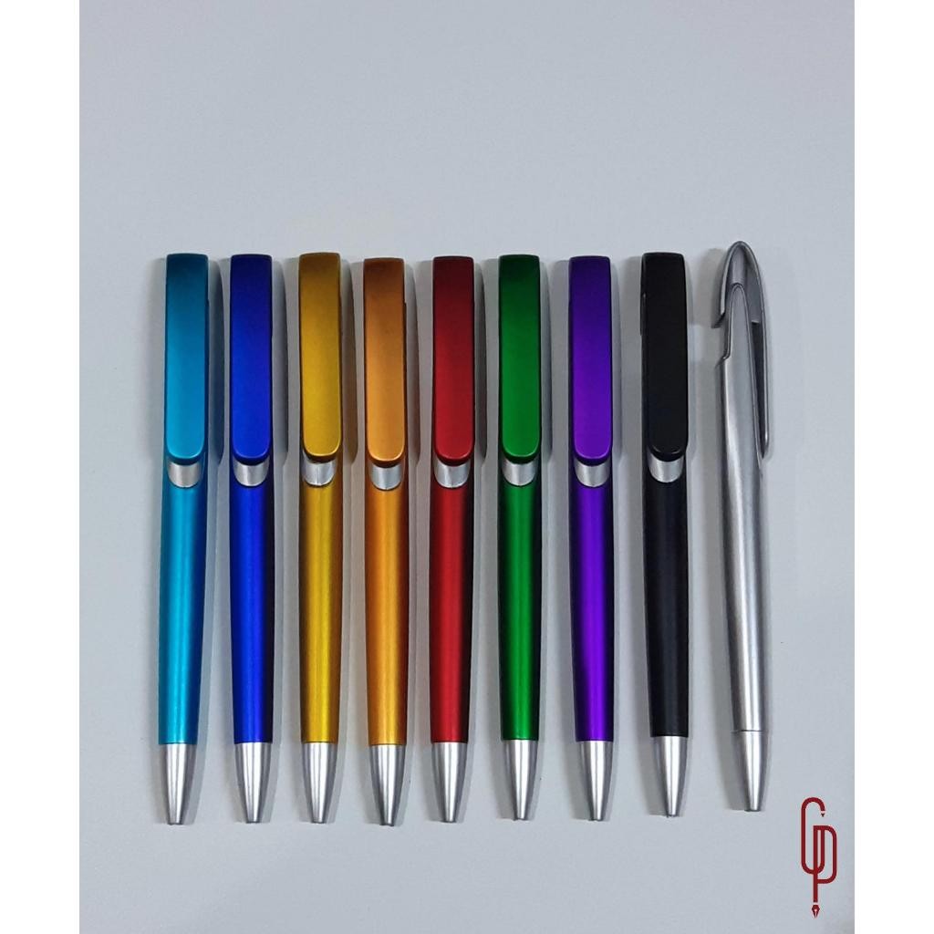 

HOT PROMO PULPEN SOUVENIR / PULPEN PLASTIK PP 17 BISA CETAK LOGO (MIN ORDER 50 PCS) BI4