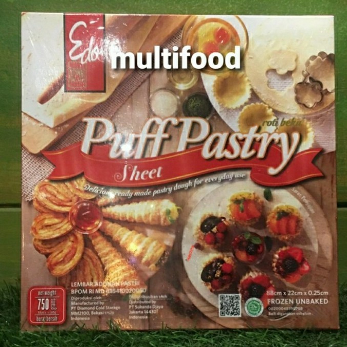 

Puff pastry sheet edo murah / kulit pastry Halal / kulit zuppa