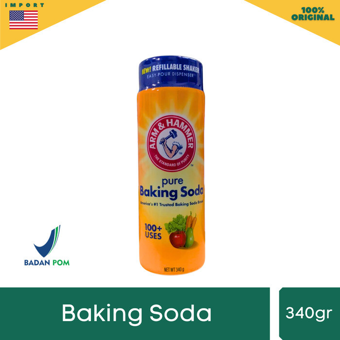 

BAKING SODA Arm & Hammer Shaker Untuk pencuci Buah dan sayuran 340gr