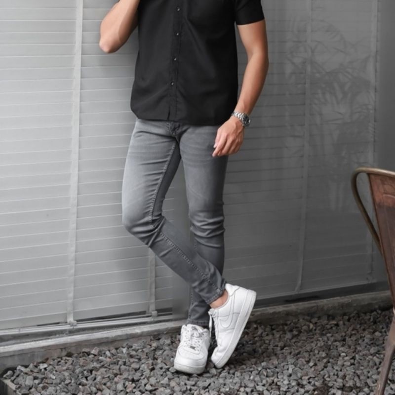 Celana Panjang Laki2 Dewasa Celnana Jins Chino Premium Jin Pria Terbaru 2024 Bawahan Cowok Style Kor