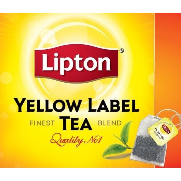 

READY STOCK LIPTON YELLOW LABEL TEA TEH NON ENVELOP / UNENVELOP ISI 100 SHEET @2GR !!!!!