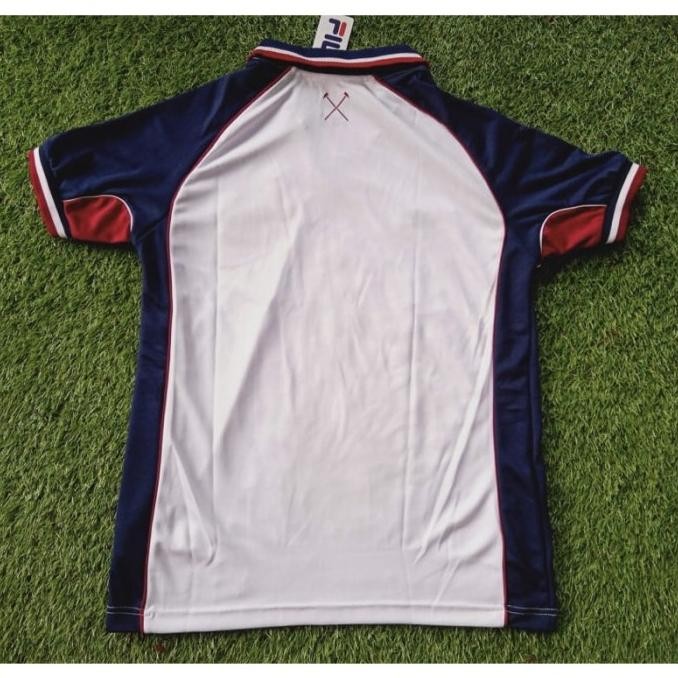 BIG SALE JERSEY RETRO WEST HAM AWAY 1999 DR MARTENS 