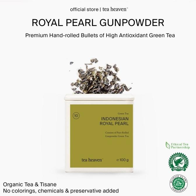 

TERBARU INDONESIAN PEARL GREEN TEA | TEA HEAVEN | TEH HIJAU ORGANIK PREMIUM !!!!!