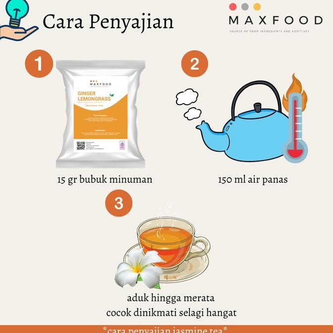 

NEW PRODUK 500GR ORIGINAL JASMINE TEA MAX FOOD / BUBUK MINUMAN TEH RASA MELATI !!!!!