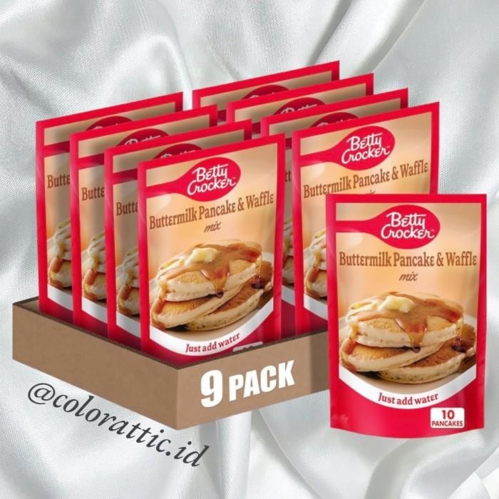 

BETTY CROCKER BUTTERMILK PANCAKE AND WAFFLE MIX - FROM USA Kualitas Terbaik