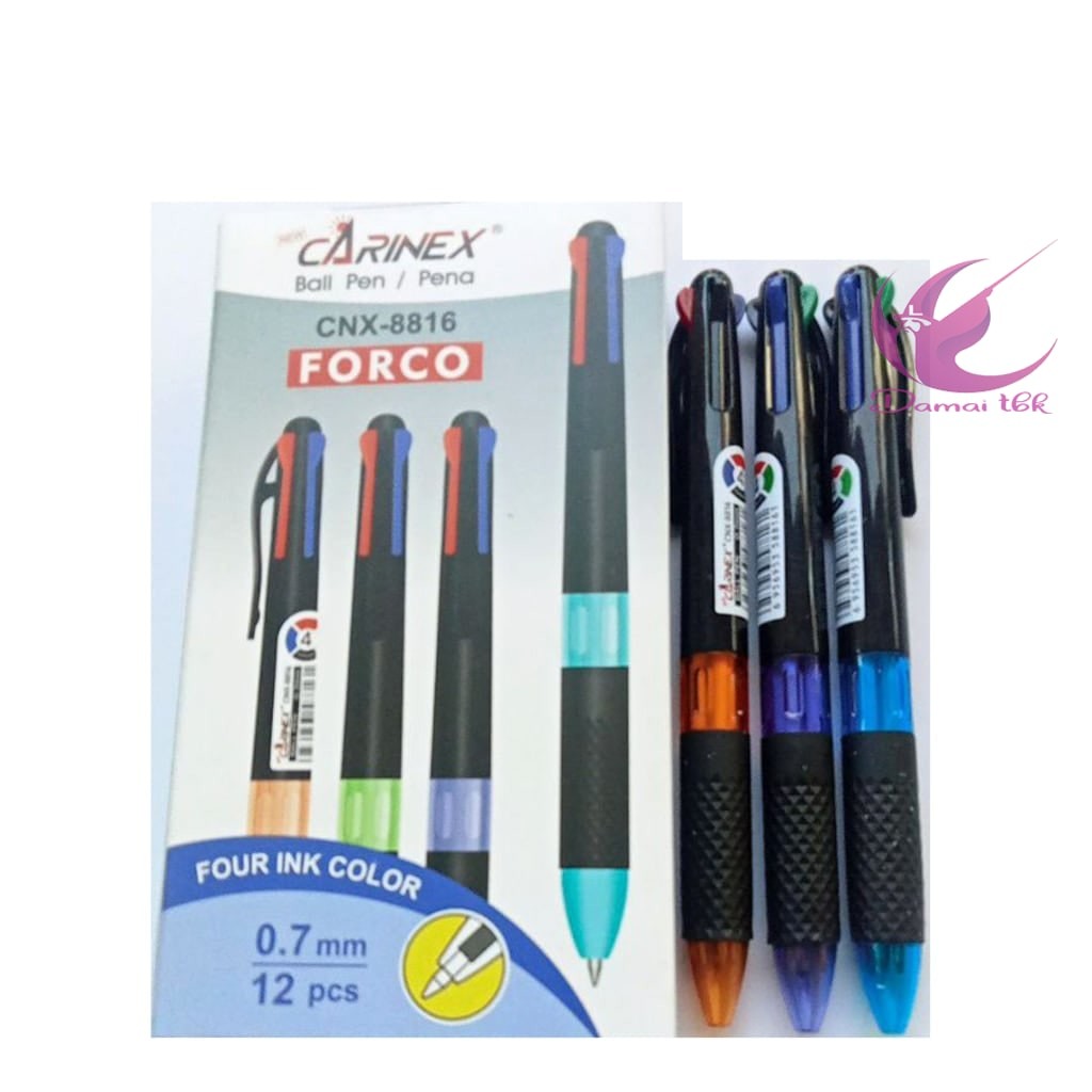 

1pcs Pulpen 4 Warna / Bolpen 4 Warna Forco | Carinex | 8816