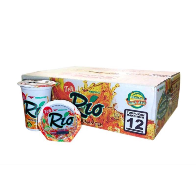 

Minuman Teh Rio gula butu | Per Dus isi 24 cup