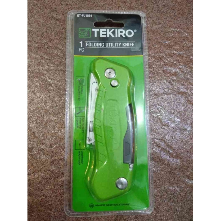 

Tekiro Folding Utility Knife Tekiro Pisau Cutter Lipat Gt-Fu1984 Tgo