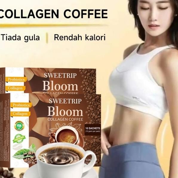 

Kopi Sweetrip Bloom Collagen Coffee 100G Kopi Enzim Tubuh Ghancur Lemak Instant Coffee Robusta Collagen Detoksifikasi Dan Turunkan Berat Badan Membakar Lemak Kurangi Nafsu Makan