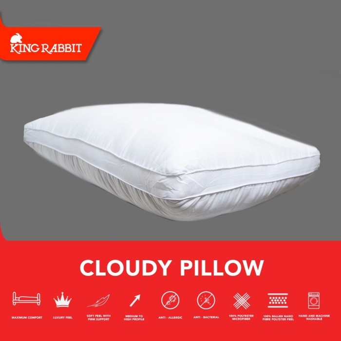 Premium King Rabbit Pillow/ Bantal Per Pcs