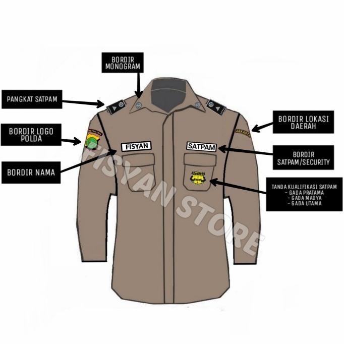 Paket Seragam Pdl Satpam Gaia Neo Premium Premium Berkualitas