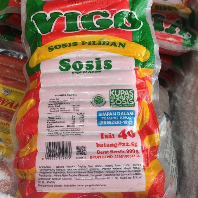 

sosis vigo rasa sapi 1pcs