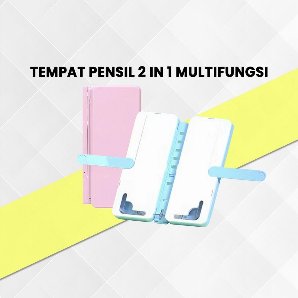 

COD Tempat Pensil 2IN1 Multifungsi dengan Tatakan Buku dan Papan Tulis Praktis / Kotak Pensil Lipat Tempat Penyimpanan Alat Tulis Anak Sekolah / Pencil Case Book Holder Import Stockami A73 uy-23