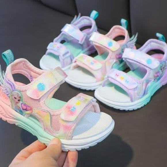 Sendal Sandal Anak Perempuan Frozen Elsa Gunung Karet