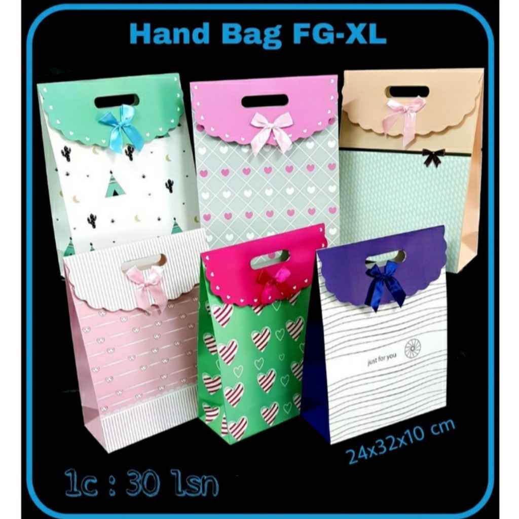 

Potongan Harga Bag Motif/ Tas Kado/ Tas Ulang Tahun Fg Uk. Xl Jumbo (24 X 32 X 10 Cm) F7