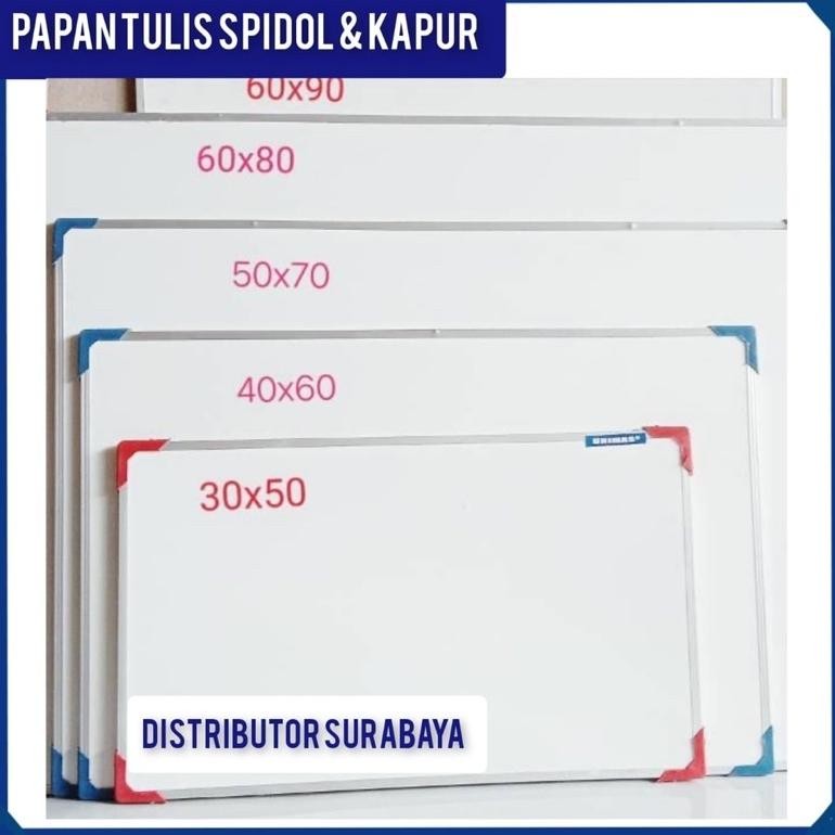 

ORIGINAL Papan Tulis 60X90cm Spidol dan Kapur Whiteboard / Blackboard Ukuran 60X90 ryu-56