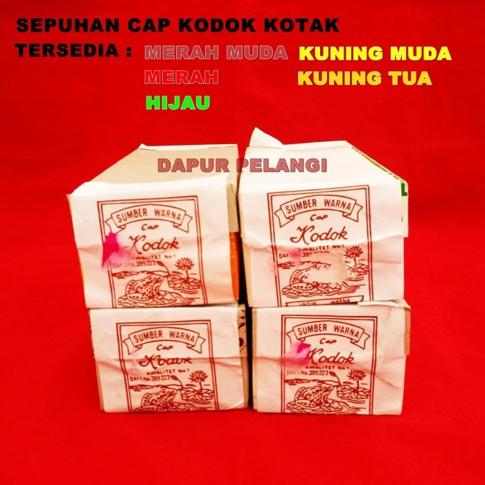 

Sepuhan Kodok / Pewarna Kain / Pewarna Pakaian