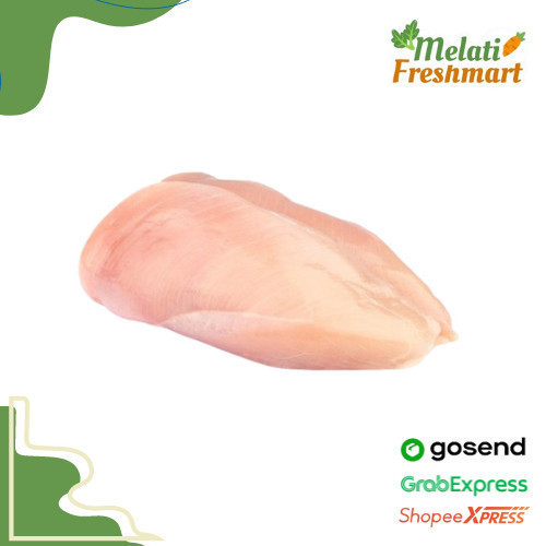 

Dada Ayam Tanpa Kulit Boneless Fillet Berat 500 gr / gram - Melati Freshmart