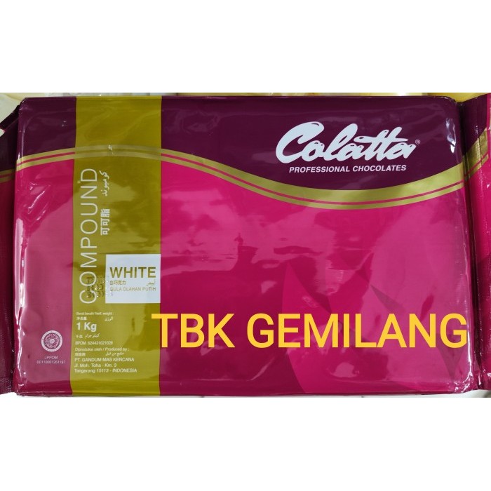

Colatta Compound dark milk white 1 kg