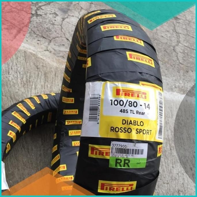 Ban Pirelli Diablo Rosso Sport 100/80-14 Tubeless Vario 150 Vario125