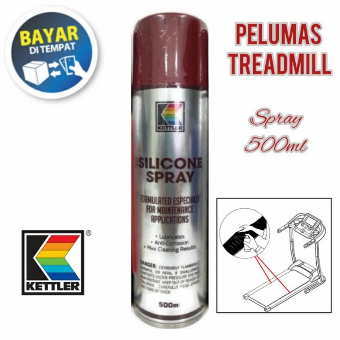 Ready SILICONE OIL SPRAY KETTLER PELUMAS TREADMILL DAN ALAT FITNESS