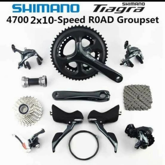 Ready groupset shimano tiagra 4700 10 speed